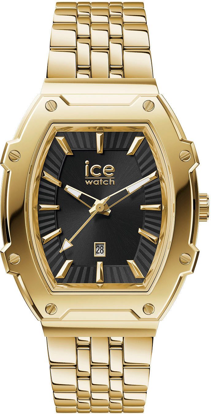 ice-watch Quarzuhr ICE boliday - Full steel shiny - Small - 3H + Date 024970, Armbanduhr, Damenuhr, Edelstahlarmband, Datum, analog
