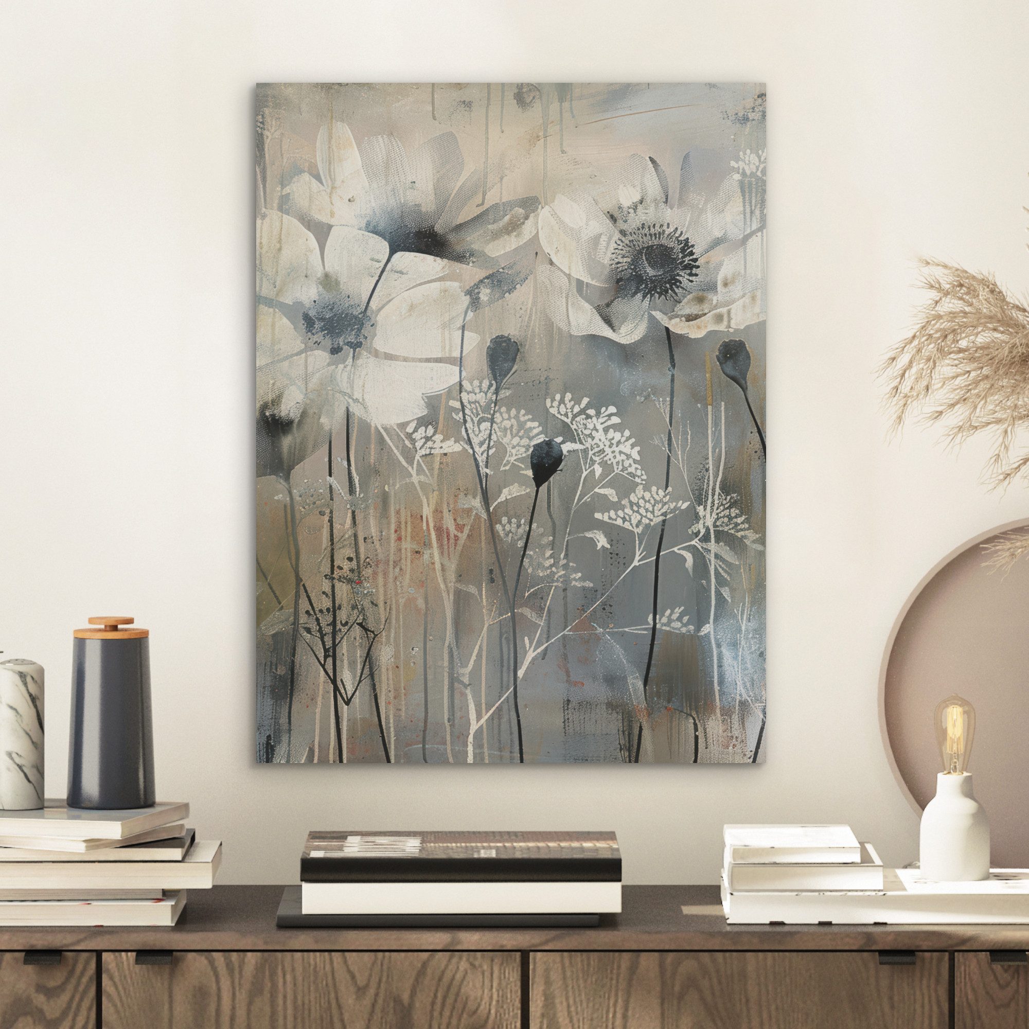 MuchoWow Gemälde Blumen - Pflanzen - günstig online kaufen
