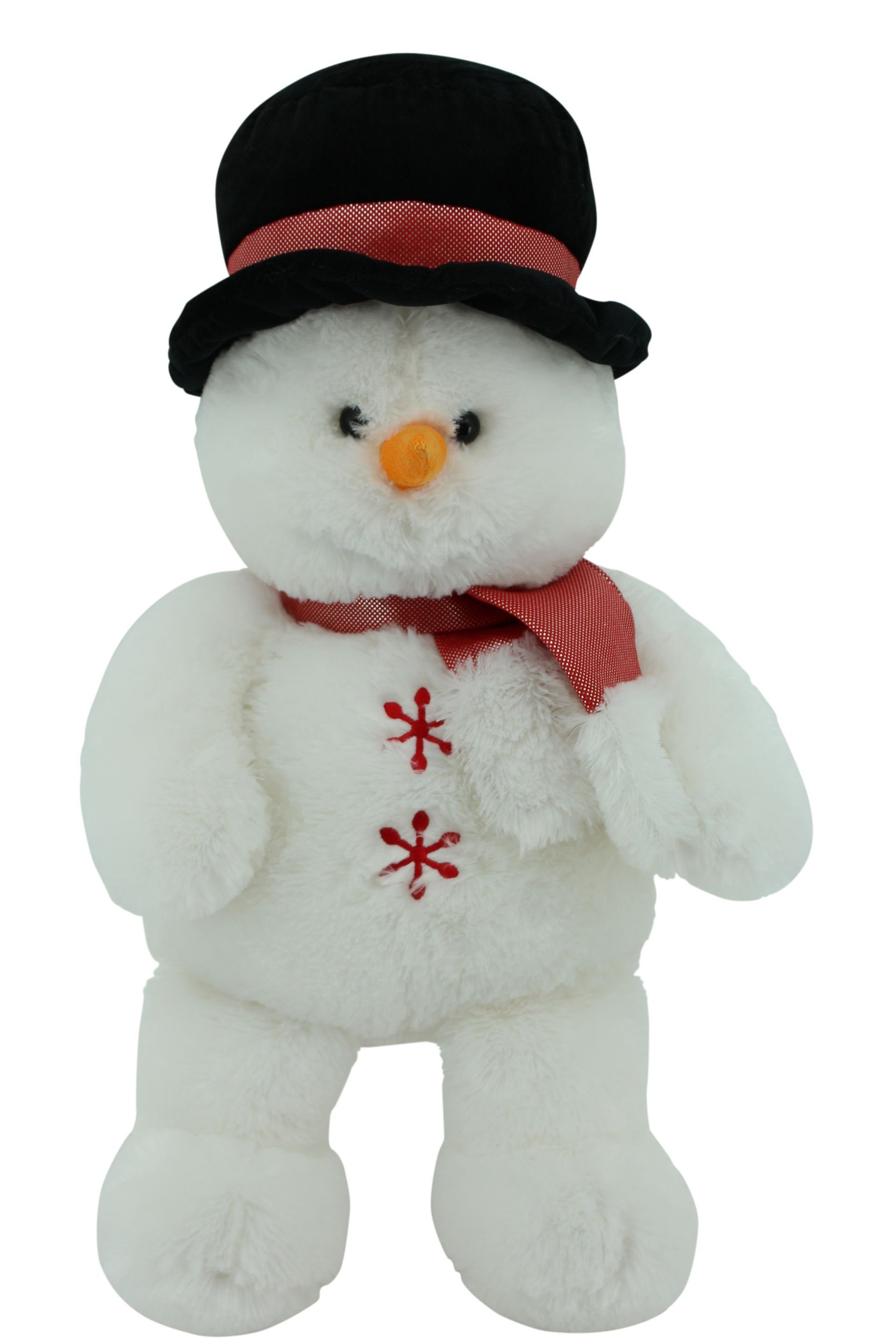 Sweety-Toys Kuscheltier Sweety Toys Kuschel Schneemann Teddy XXL zum Knuddeln 65 cm lang