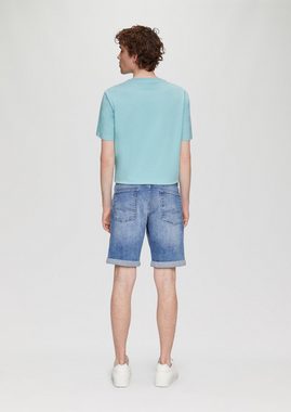 QS Hose & Shorts Jeans-Bermuda John / Regular Fit / Mid Rise
