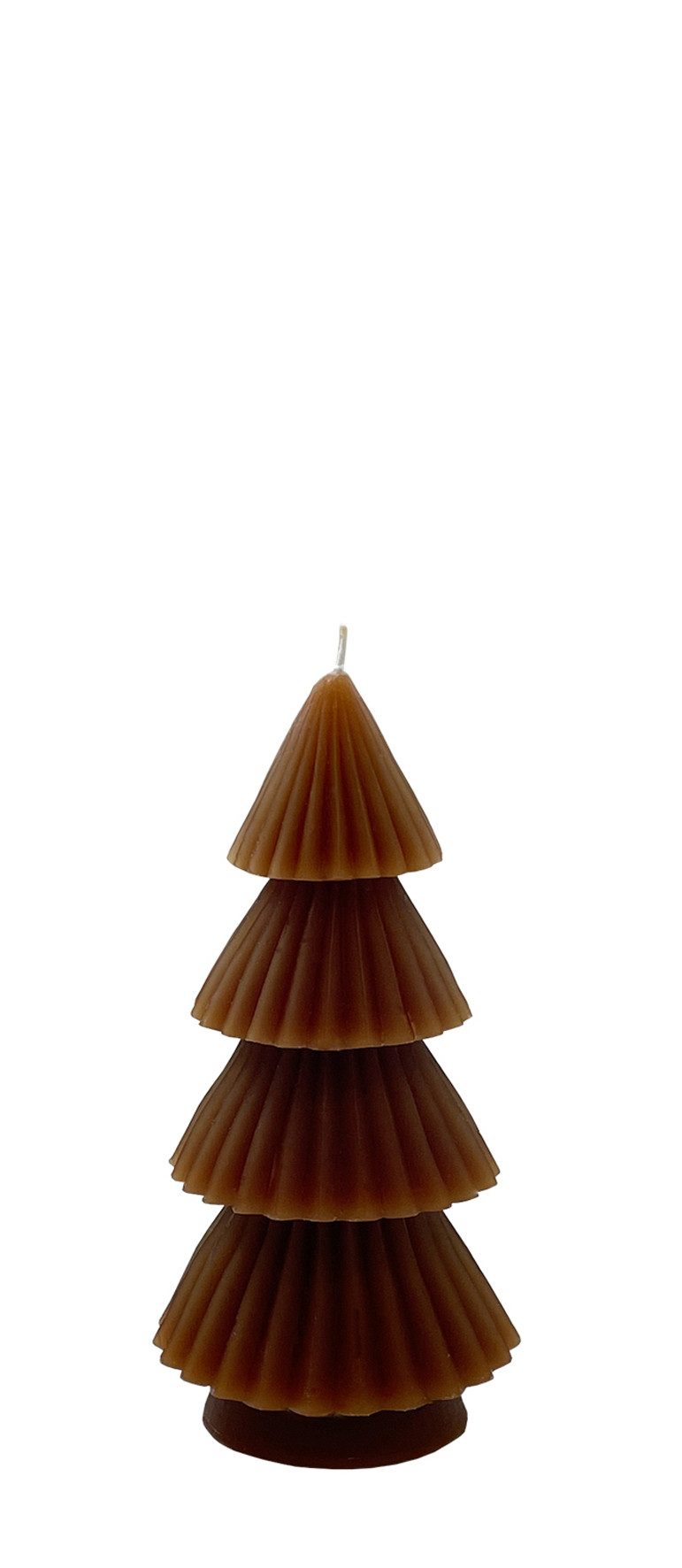 Kaheku Formkerze Kaheku Dekokerze Avro, Baum, Braun, 16 cm hoch, 1261000211 (1-tlg)