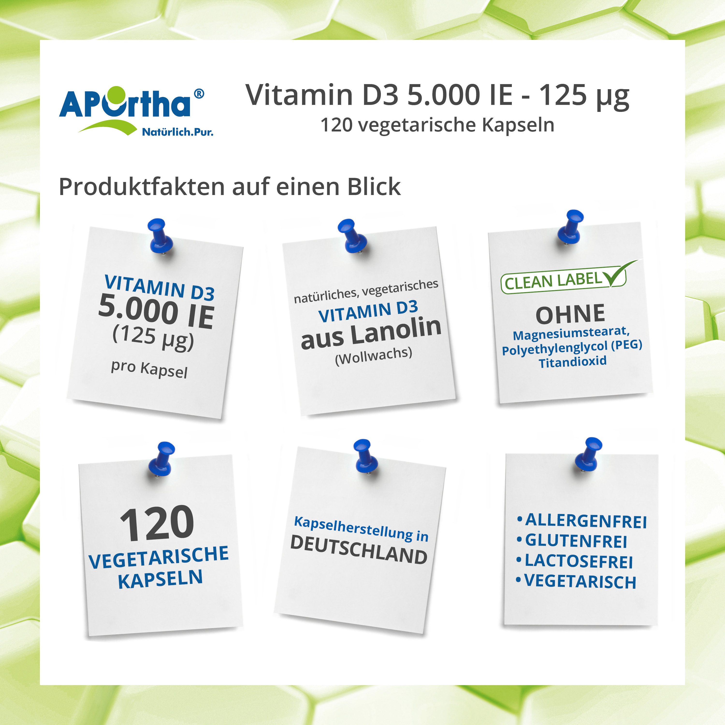 APOrtha APOrtha® Vitamin D3 5.000 IE + Natto Vitamin K2 MK-7 Cyclo® 200 µg Tabletten, 73 g