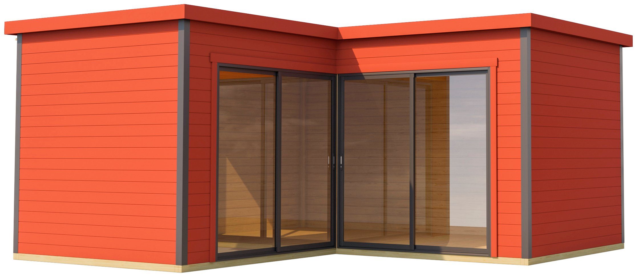 Nordic Holz Gartenhaus DOMEO 6, BxT: 500x509,3 cm, (Set), in verschiedenen Farben