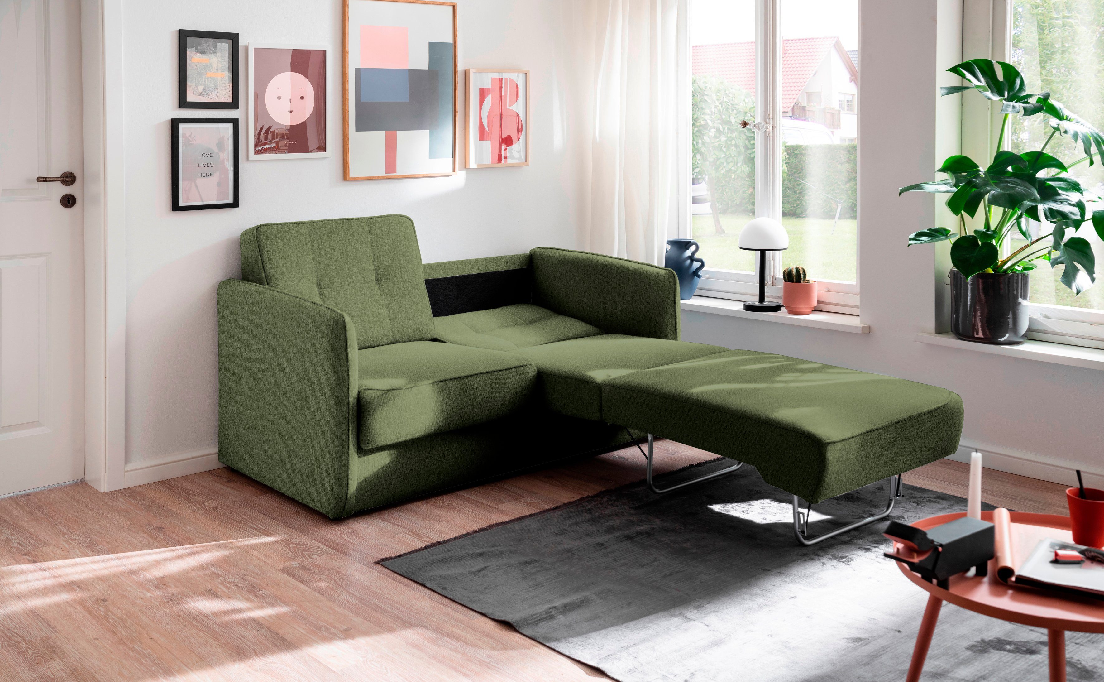 INOSIGN Schlafsofa Milano, zwei einzeln ausziehbare günstig online kaufen