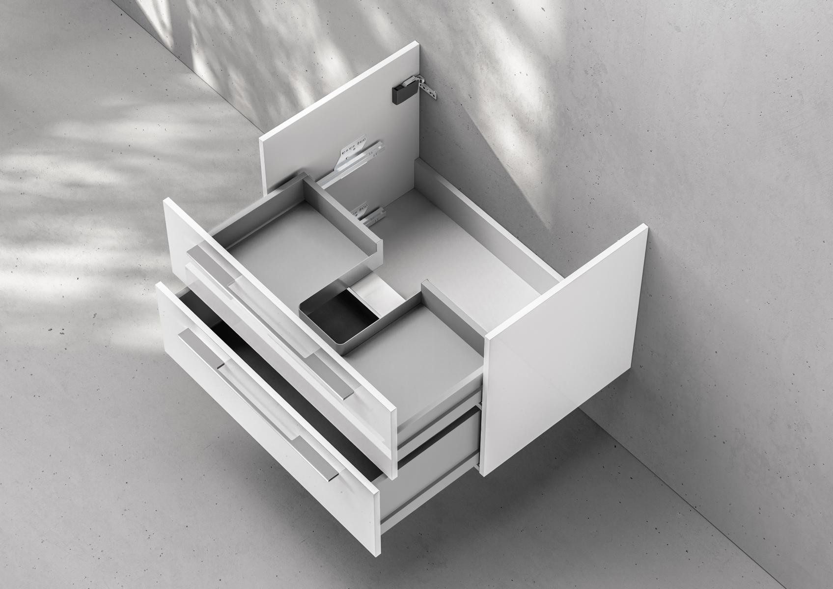 Intarbad Waschbeckenunterschrank Unterschrank Intarbad Premium als Zubehör für Waschtisch Ideal