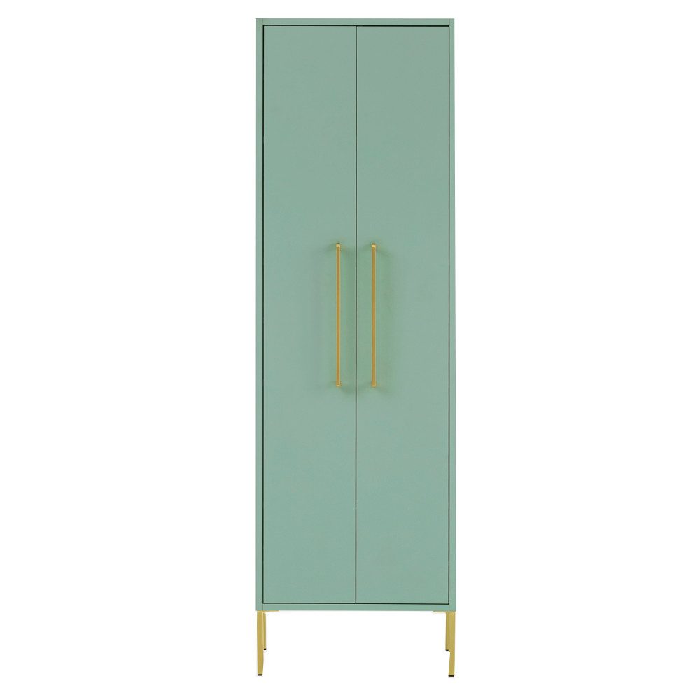 Lomadox Hochschrank SARAY-80 Badezimmer in Mintgrün, B/H/T: ca. 46,2/154,7/30,1 cm