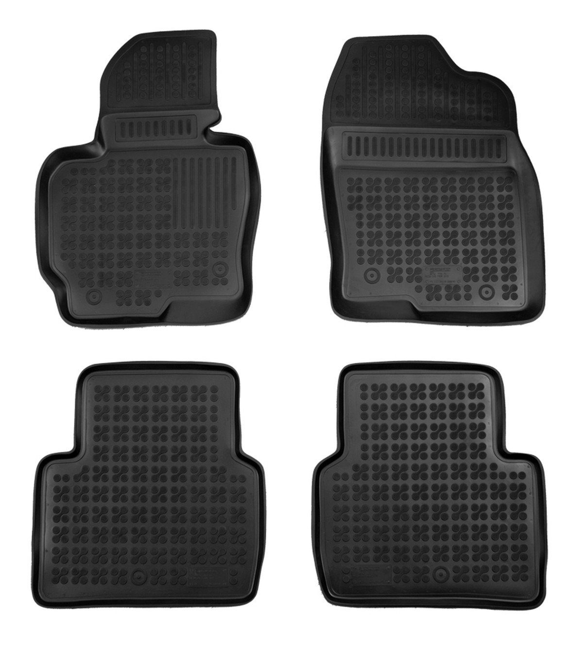 AZUGA Auto-Fußmatten Hohe Gummi-Fußmatten passend für Mazda CX-5 ab 2012 4-tlg., für Mazda CX-5 SUV | Automatten