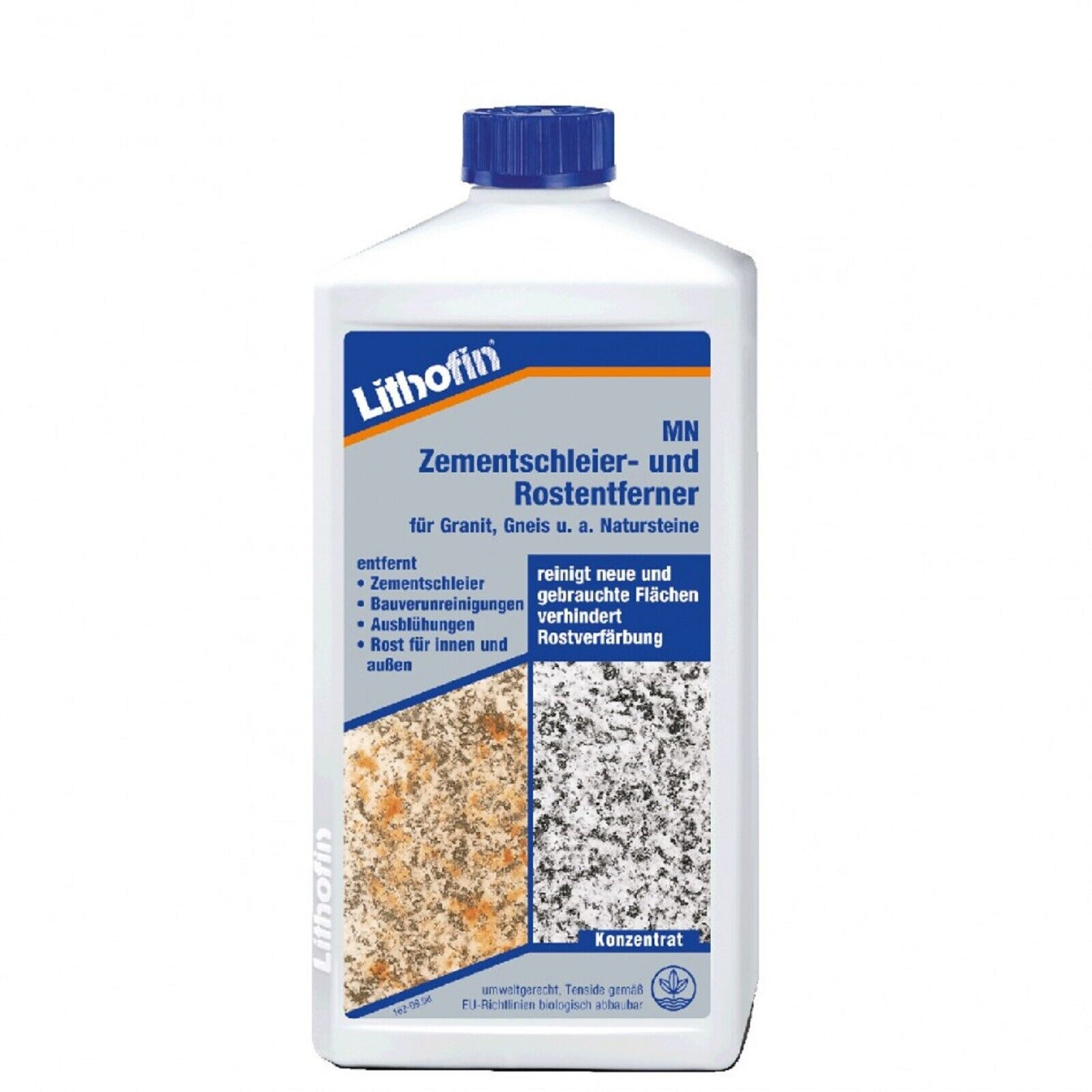 Lithofin Lithofin MN Zementschleier- und Rostentferner 1 L Naturstein-Reiniger