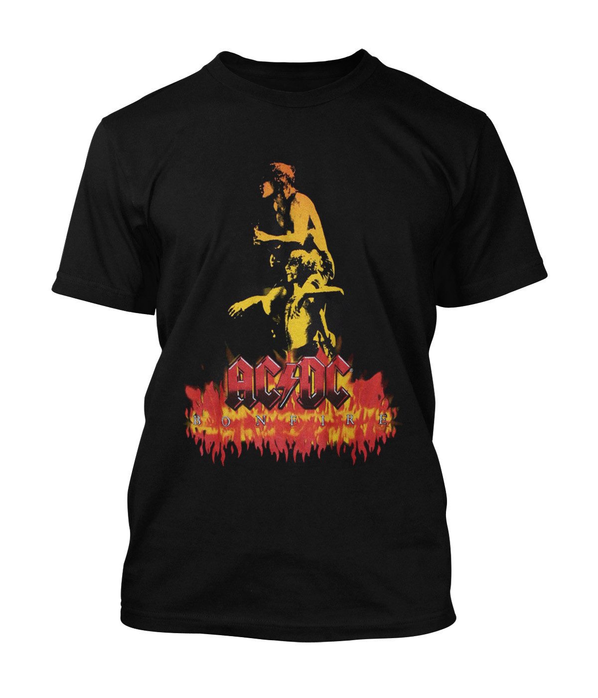 AC/DC T-Shirt Bonfire, schwarz