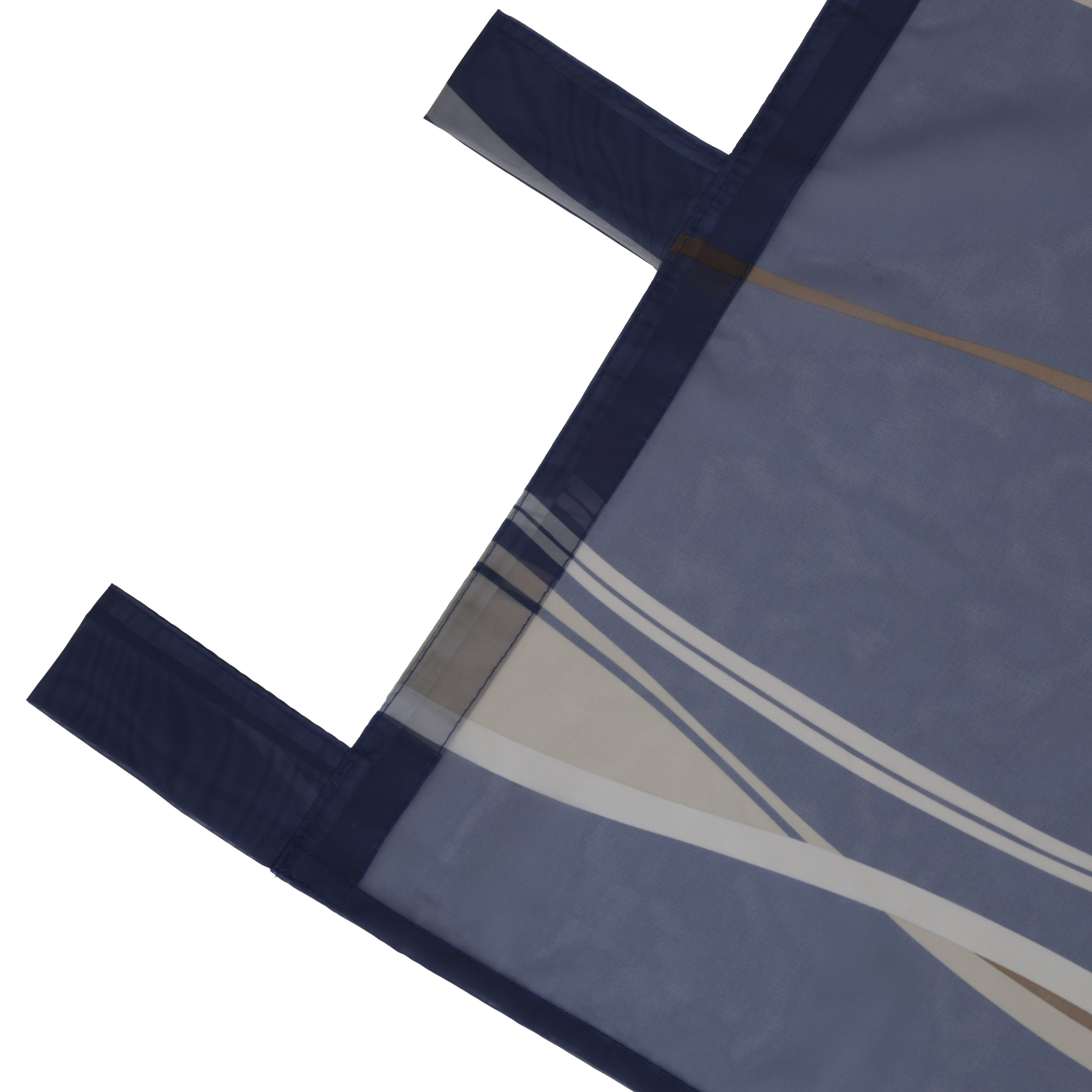 OTTO home Schiebegardine Dimona (2 St), Schlaufen, transparent, Voile, 2er-Set, Fertiggardine, inkl. Beschwerungsstange, Wellen – Bild 5 von 5
