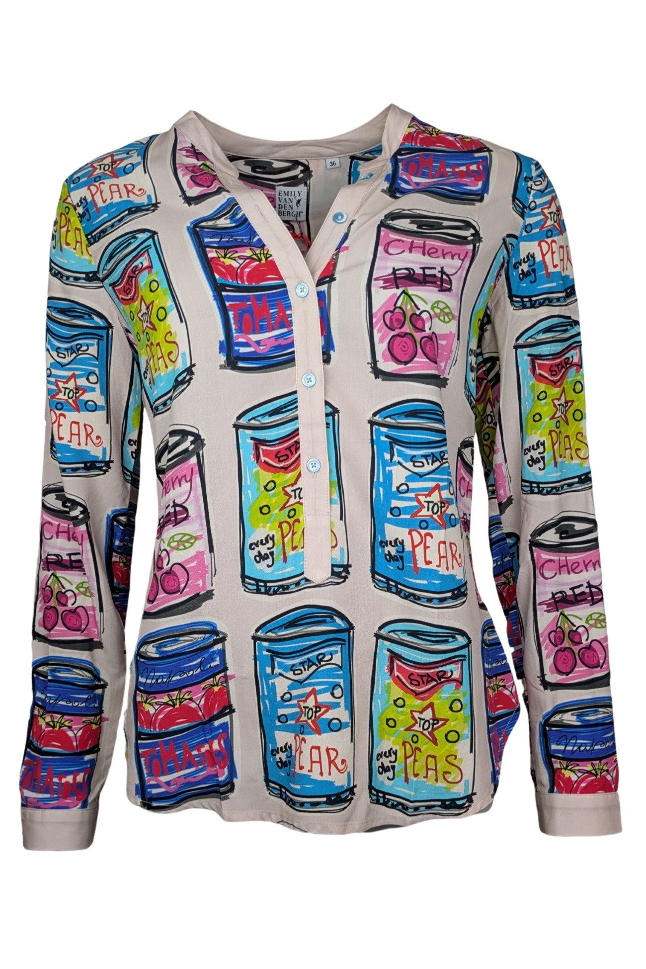 Emily Van Den Bergh Schlupfbluse Damenbluse 8808-600