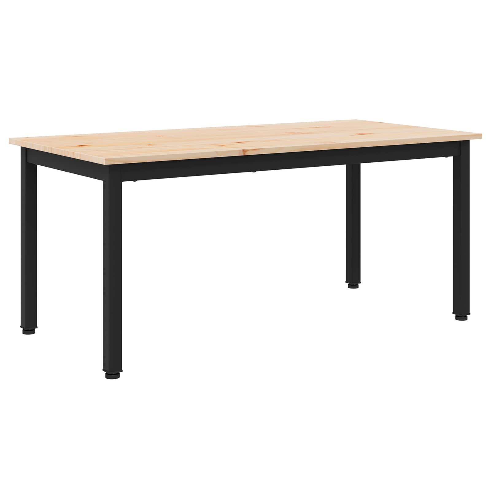 vidaXL Couchtisch Couchtisch Natur 100 x 50 x 45 cm Massives Kiefernholz (1-St)