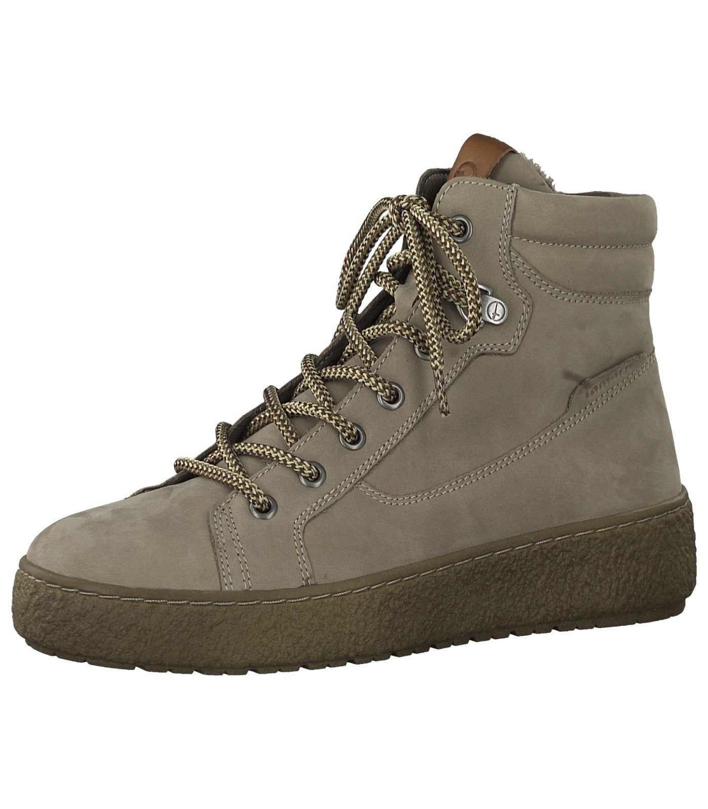 Tamaris Sneaker Leder Sneaker Taupe