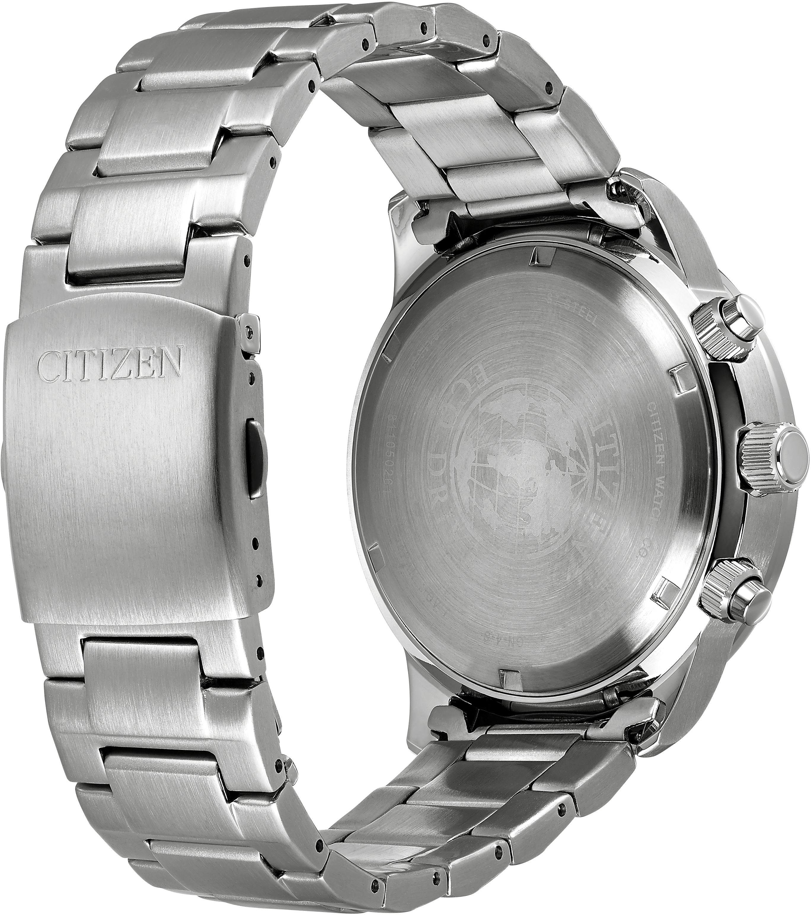 Citizen Chronograph CA0690-88L, Armbanduhr, Herrenuhr, Solar, Stoppfunktion, Edelstahlarmband