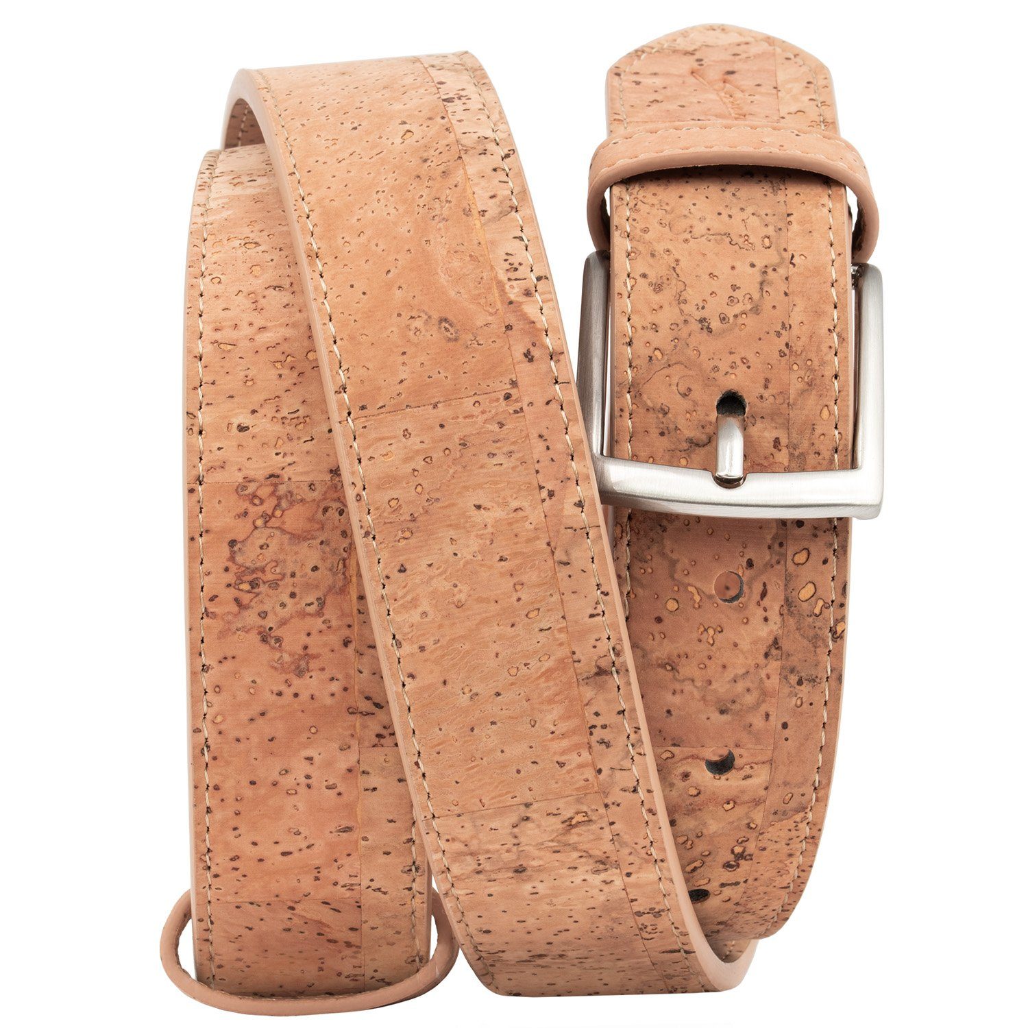 Simaru Gürtelriemen Buenos Aires aus Kork 35mm breit, robuster Herrengürtel günstig online kaufen