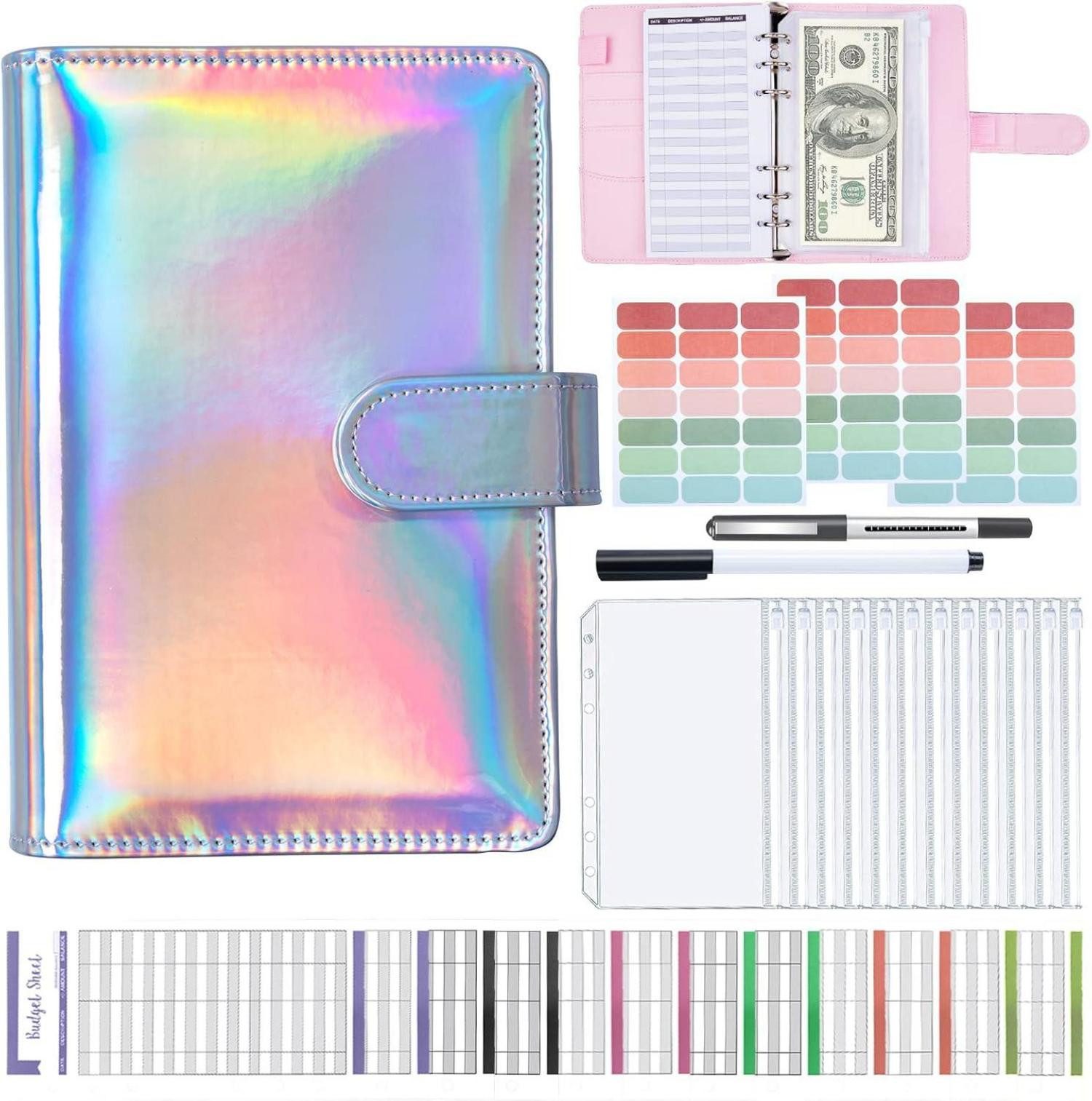 Notizbuch Budget Planner A6 Geldumschläge Umschlagmethode Sparbuch Organizer