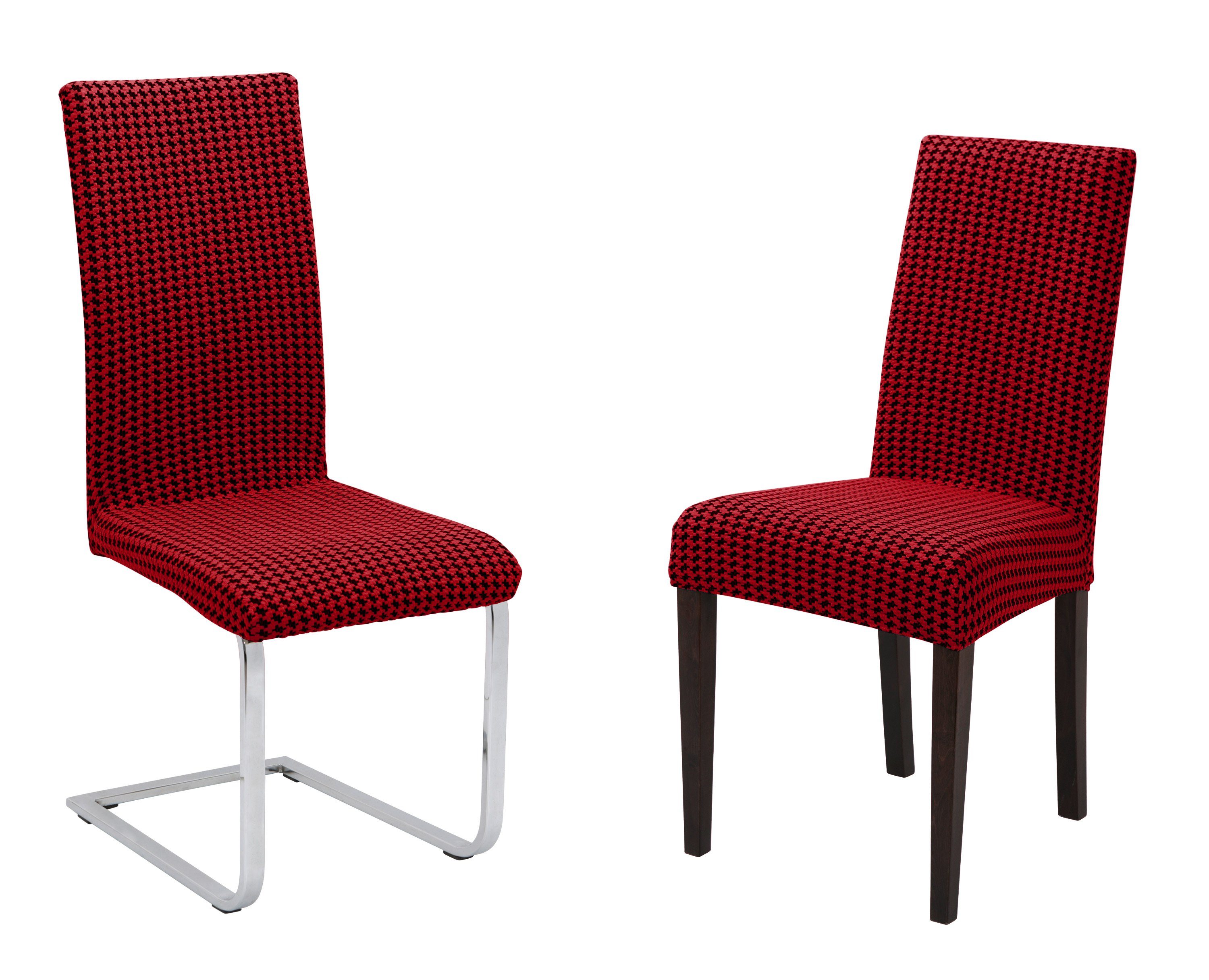 Beautex Stuhlhusse Universal Stretch Stuhlhussen, elastische Husse Bi-Elastic, Antonella