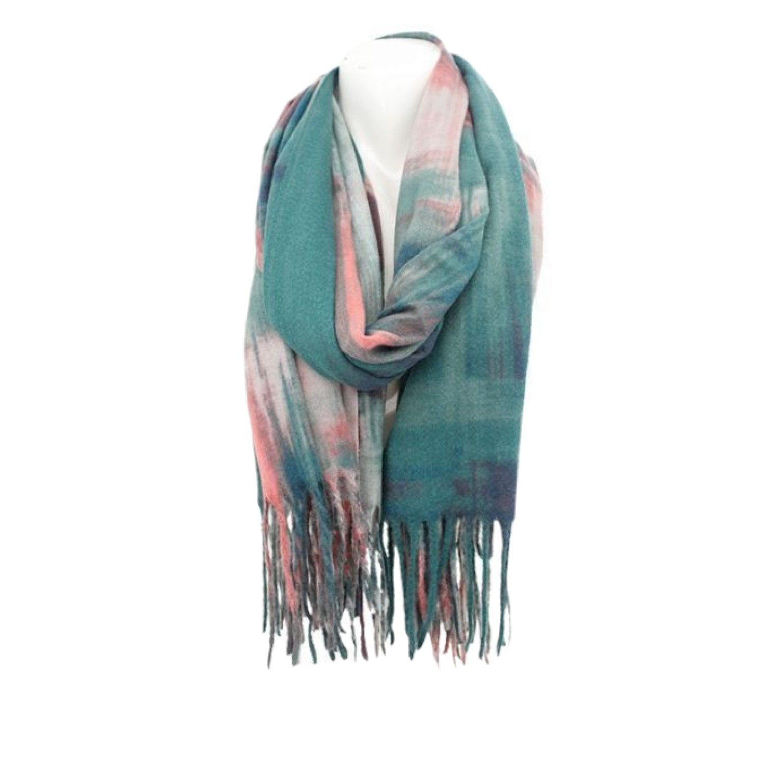 VewoTex Schal Winter Damen Schal Soft Cashmera » Winterschal Picasso, (Kein Set, 1-St. EInzeln), » Fransenschal » Damenschal 180 x 70 cm