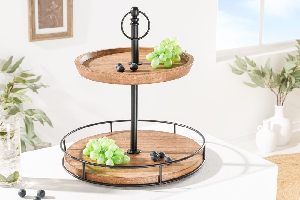 riess-ambiente Dekoetagere PURE NATURE Ø40cm natur günstig online kaufen