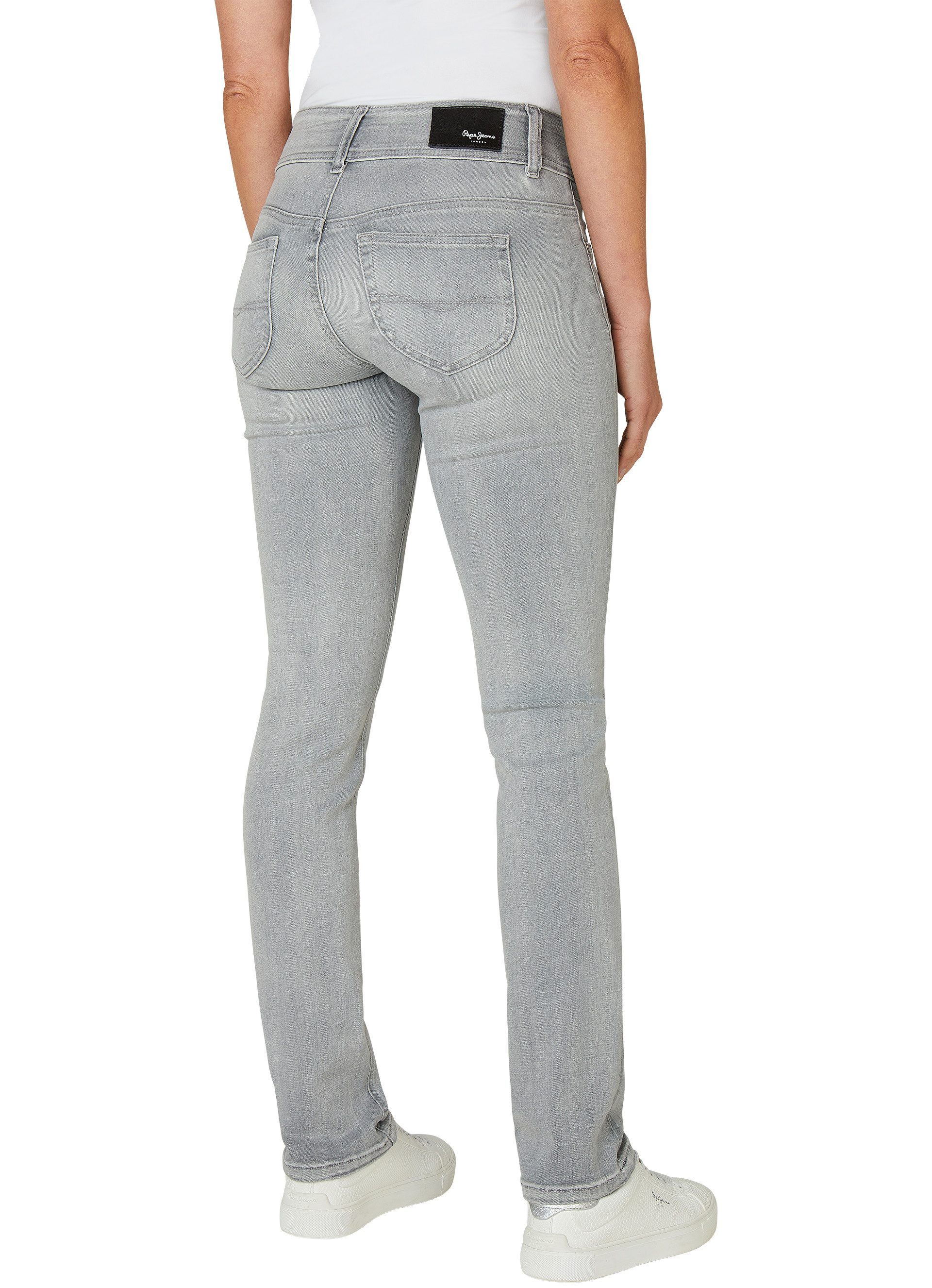 Pepe Jeans Slim-fit-Jeans SLIM JEANS LW mit doppeltem Knopfverschluss