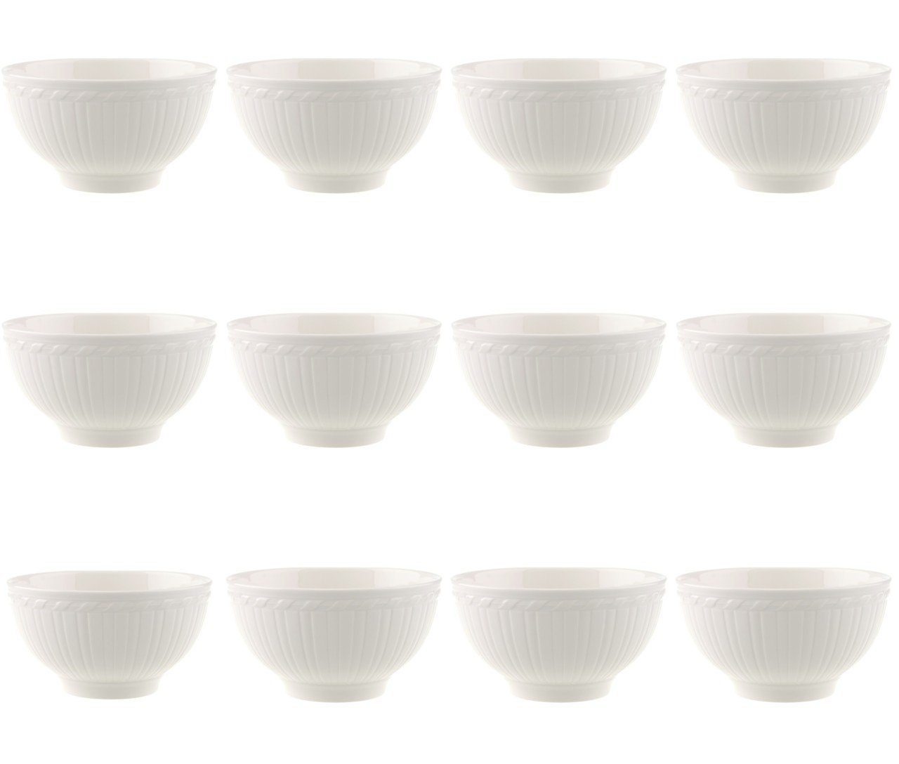Villeroy & Boch Müslischale Cellini, Porzellan, Weiß Porzellan, Material:  Porzellan / Premium Porcelain | Müslischalen