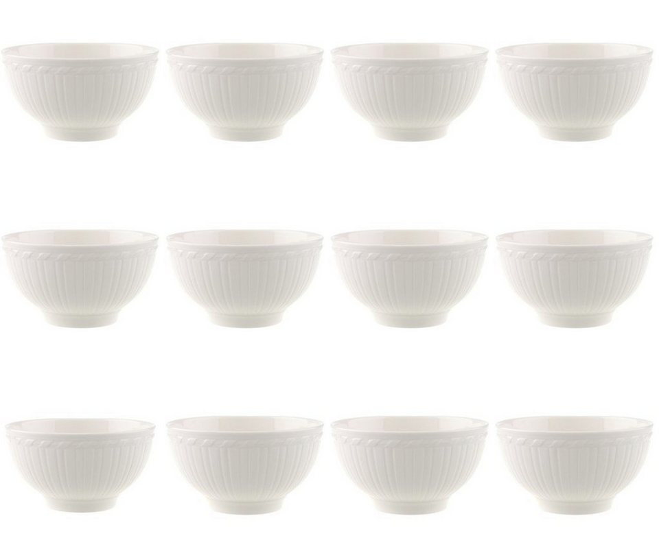Villeroy & Boch Müslischale Cellini, Porzellan, Weiß Porzellan, Material:  Porzellan / Premium Porcelain
