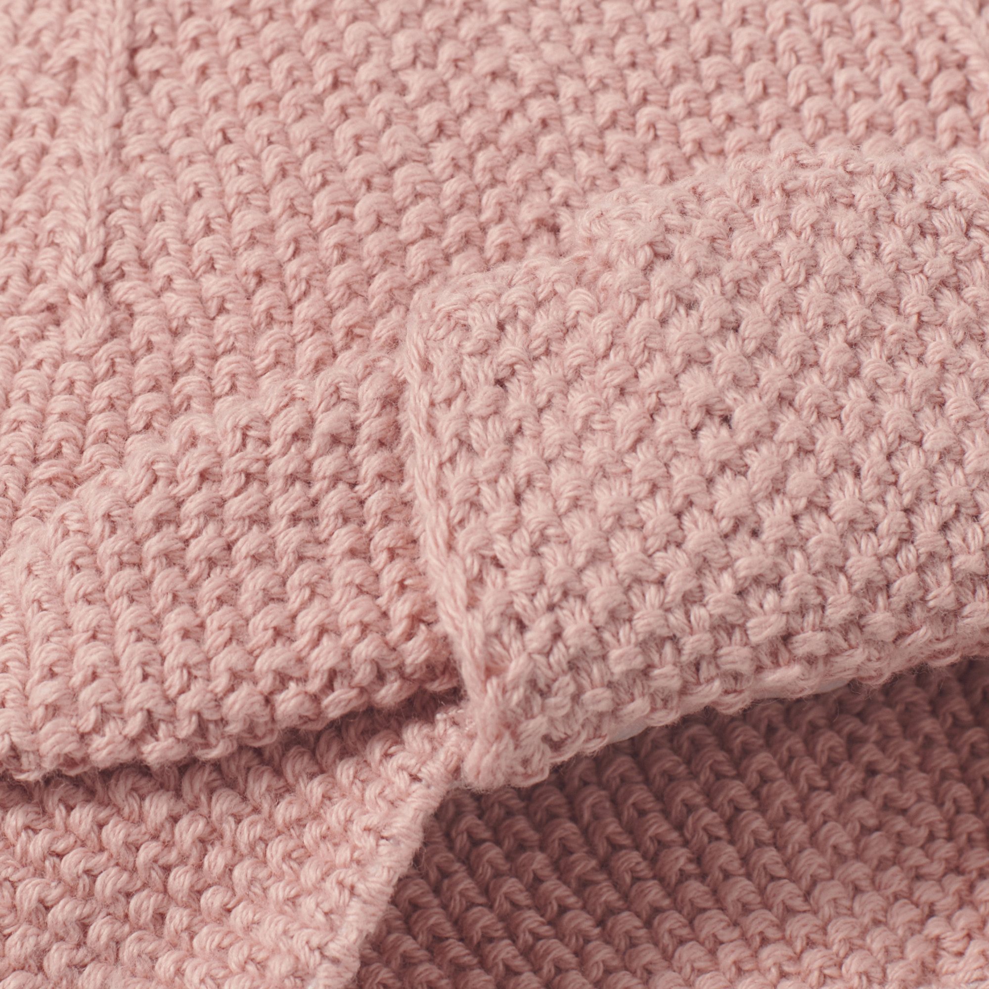 Nordic Coast Company Strickmütze (2-er Set) Baby Turban für Neugeborene - 100% Baumwolle - Natur Weiß