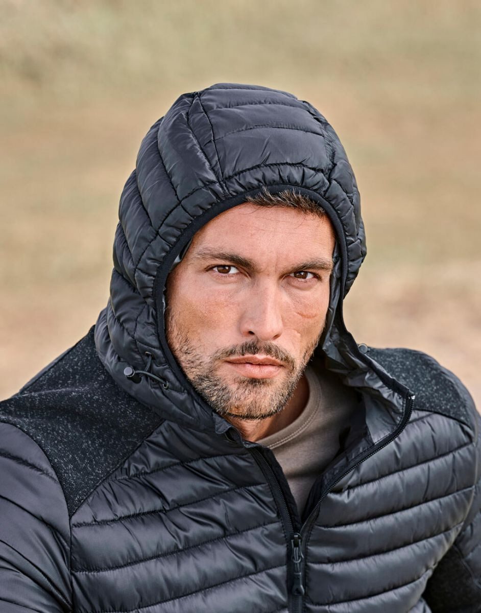 Tee Jays Kapuzensweatjacke Herren Hooded Aspen Crossover Jacket / Winddicht