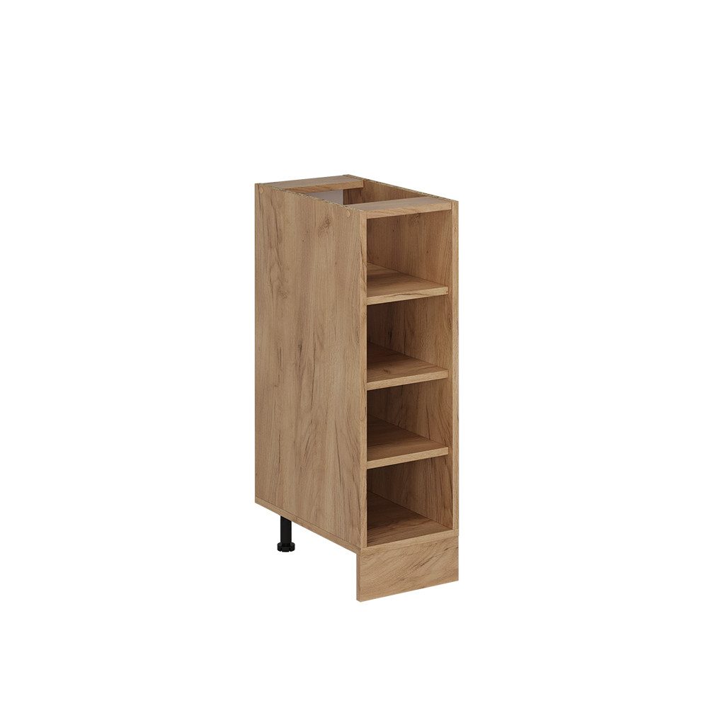 Vicco Küchenregal R-Line Offener Küchenschrank Goldkraft Eiche 25 cm ohne A günstig online kaufen