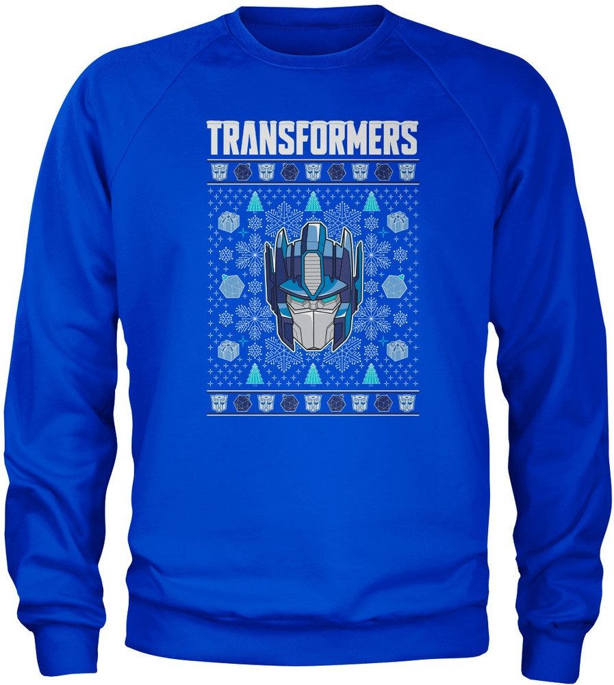 Transformers Rundhalspullover Transformers Christmas Pattern Sweatshirt