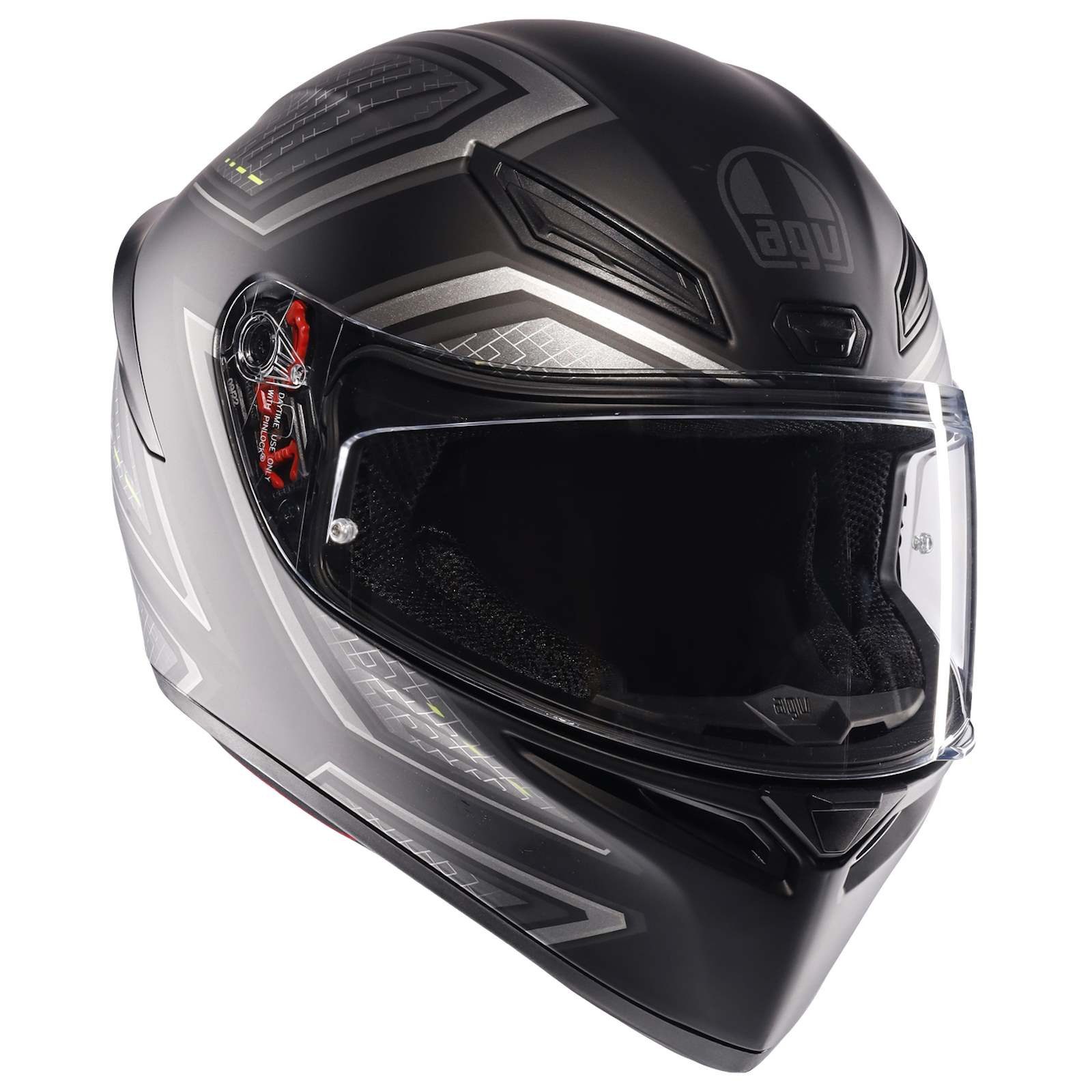 AGV Motorradhelm AGV K1 S Integralhelm Sling matt schwarz/grau (1er Set), integralhelm motorrad