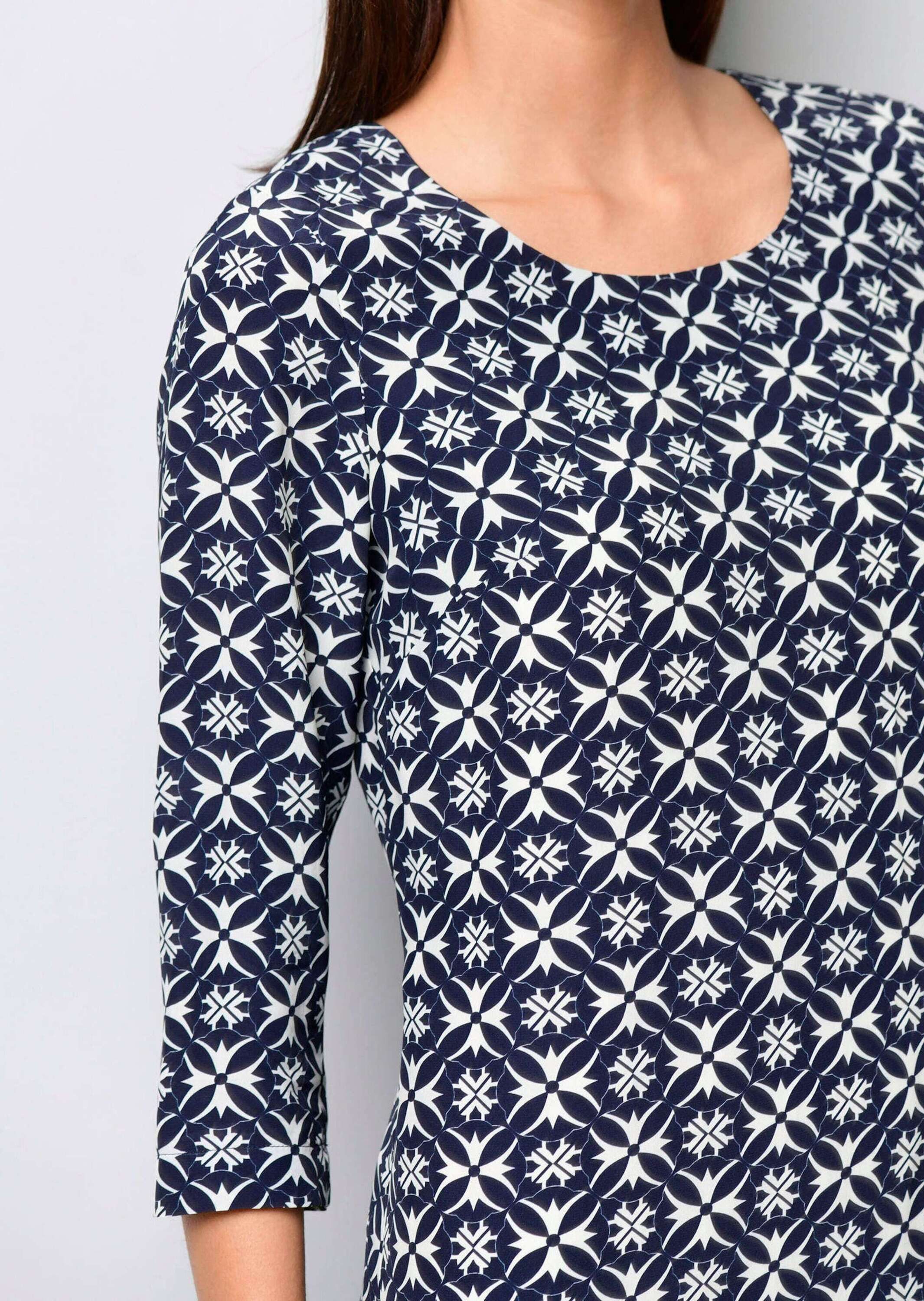 Alba Moda Midikleid Kleid in gerader Form