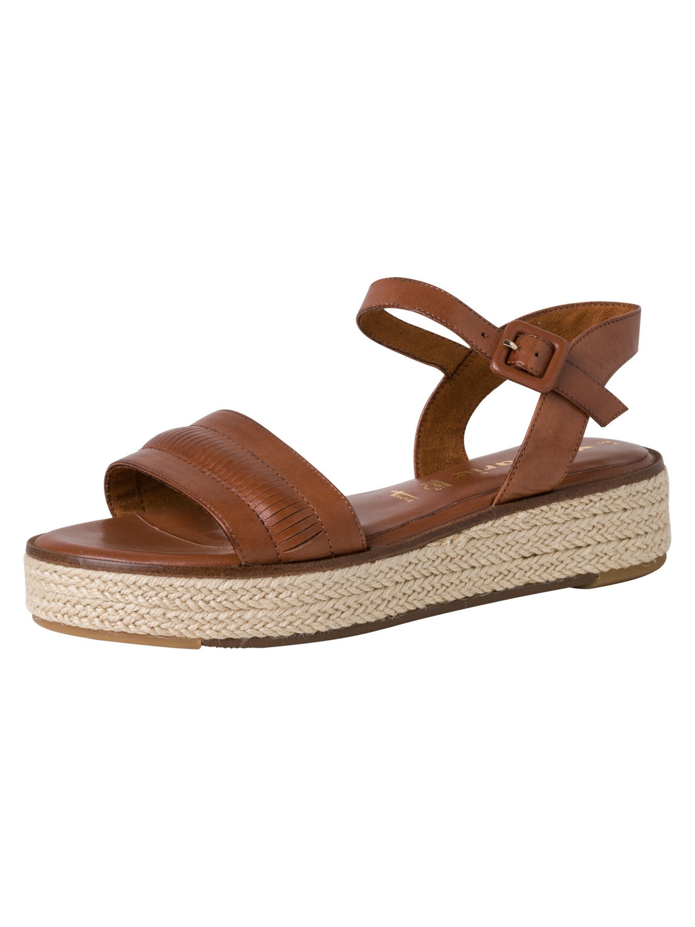 Tamaris Plateausandaletten (1-tlg) Braun (cognac) | Riemchensandalen