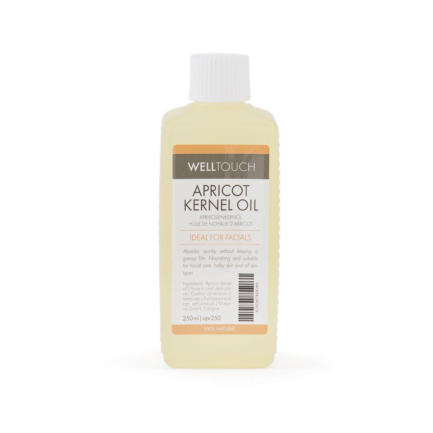 Gleit- & Massageöl Aprikosenkernöl 250 ml Flasche