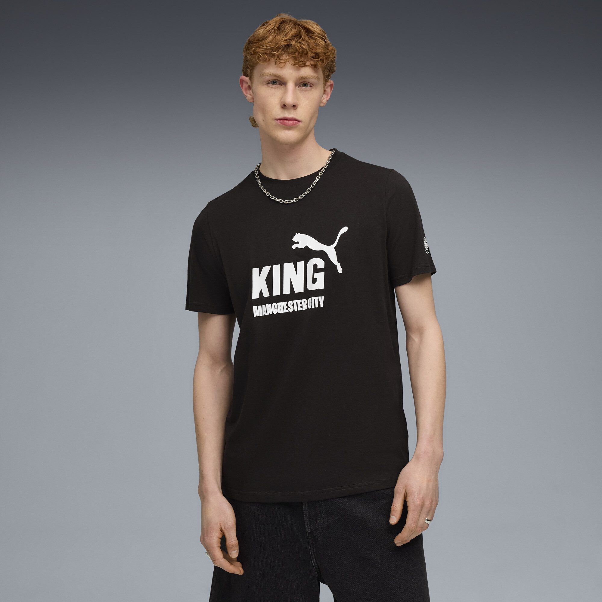 PUMA T-Shirt Manchester City KING Logo T-Shirt Herren