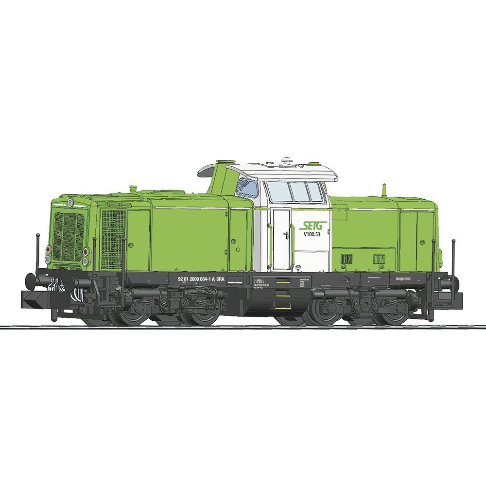 Fleischmann Diesellokomotive Fleischmann 721283 N Diesellok V 100.52 der SETG