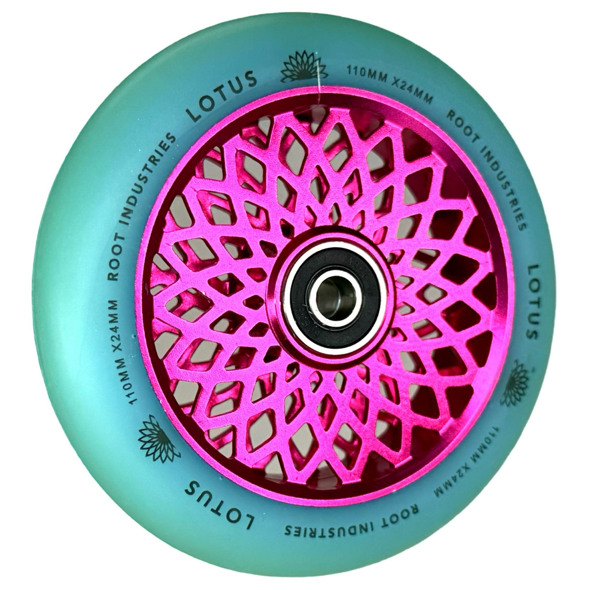 Stuntscooter Root Industries Lotus Stunt-Scooter Rolle 110mm Pink/PU Isotope