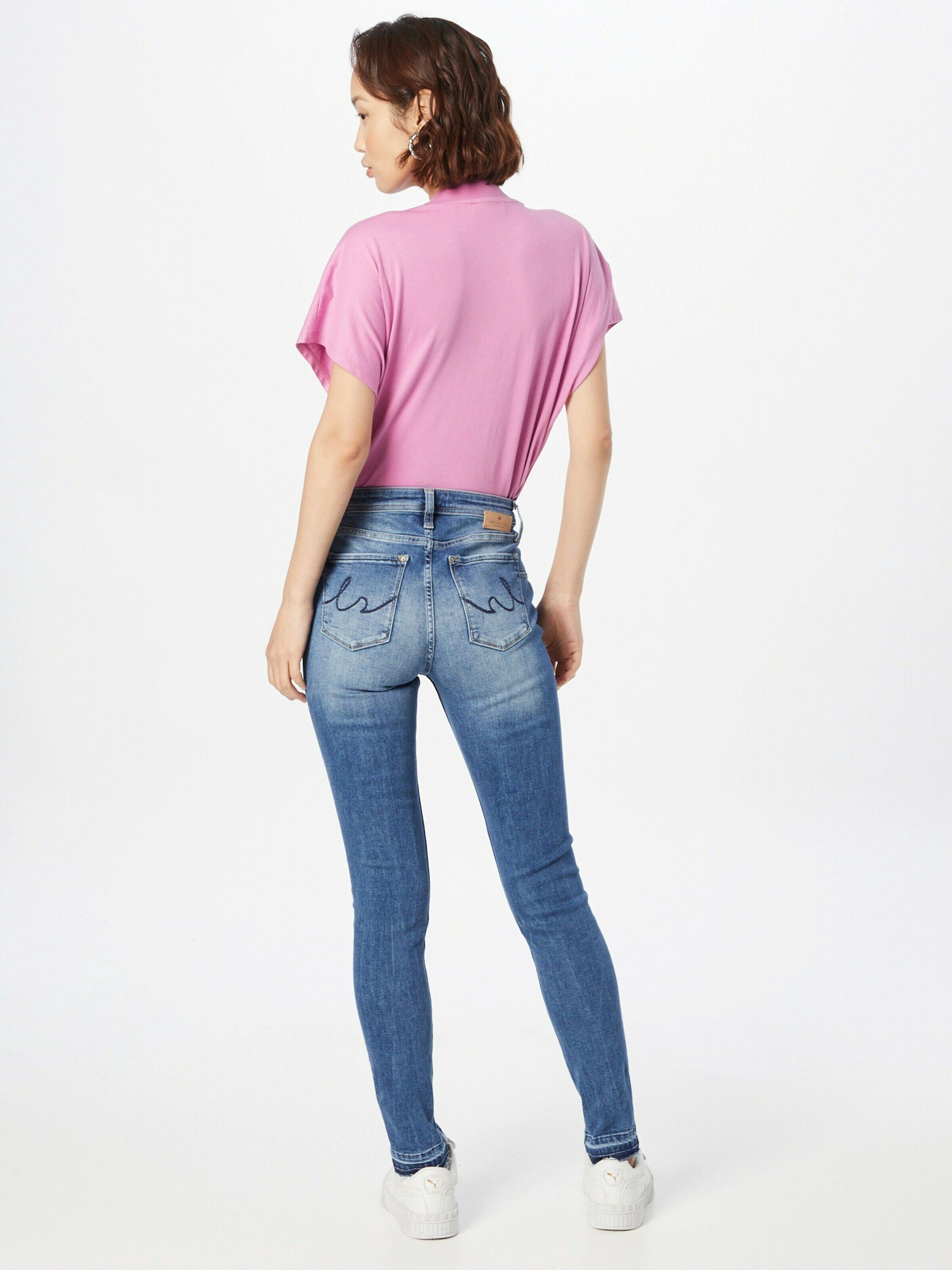 (1-tlg) Details Plain/ohne Skinny-fit-Jeans Lieblingsstück Mia Mamma