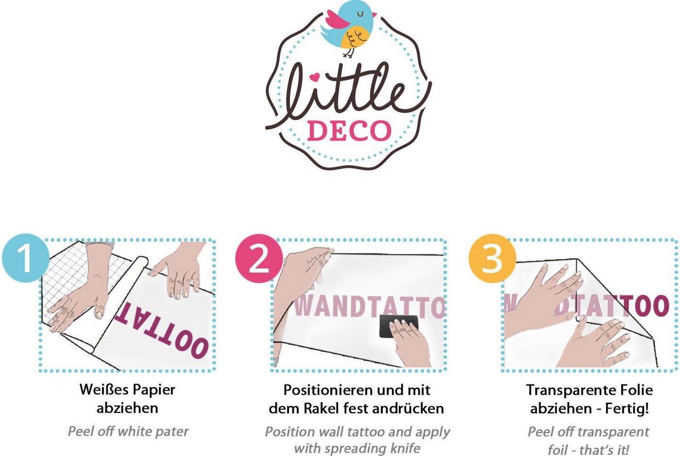 little DECO Wandtattoo »Little Deco Wandtattoo Waldtiere Pfeil Bogen & Baum«-kaufen