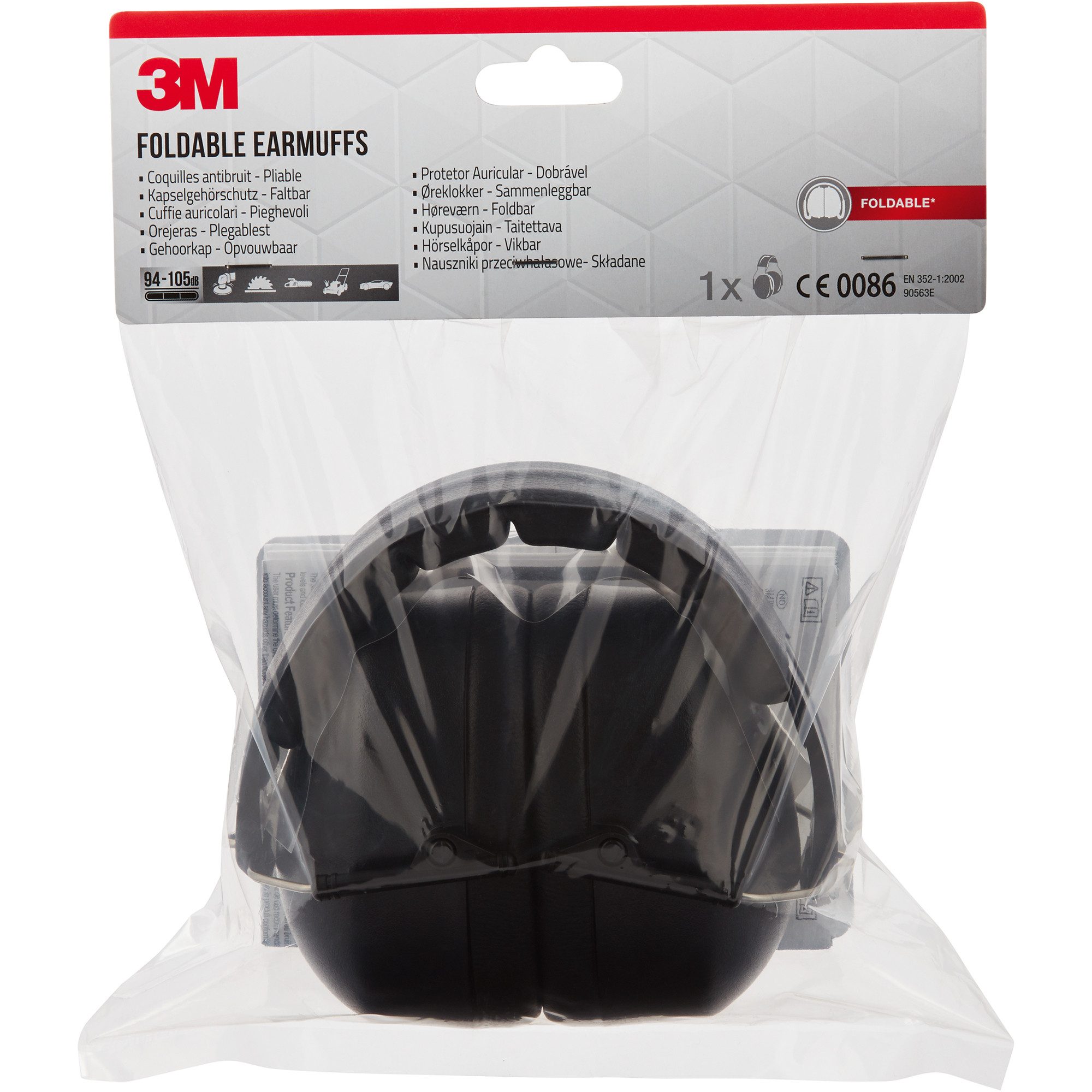 3M Nitril-Handschuhe Kapselgehörschutz 90563EC1 (6 Stück)