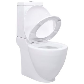 DOTMALL Tiefspül-WC Bodenstehend,Stand-WC,Keramik-Toilette