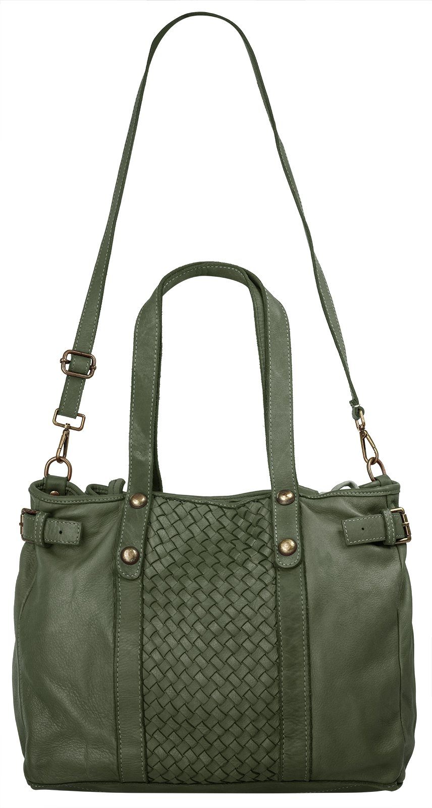 Samantha Look Shopper (1-tlg), echt Leder, Made in Italy