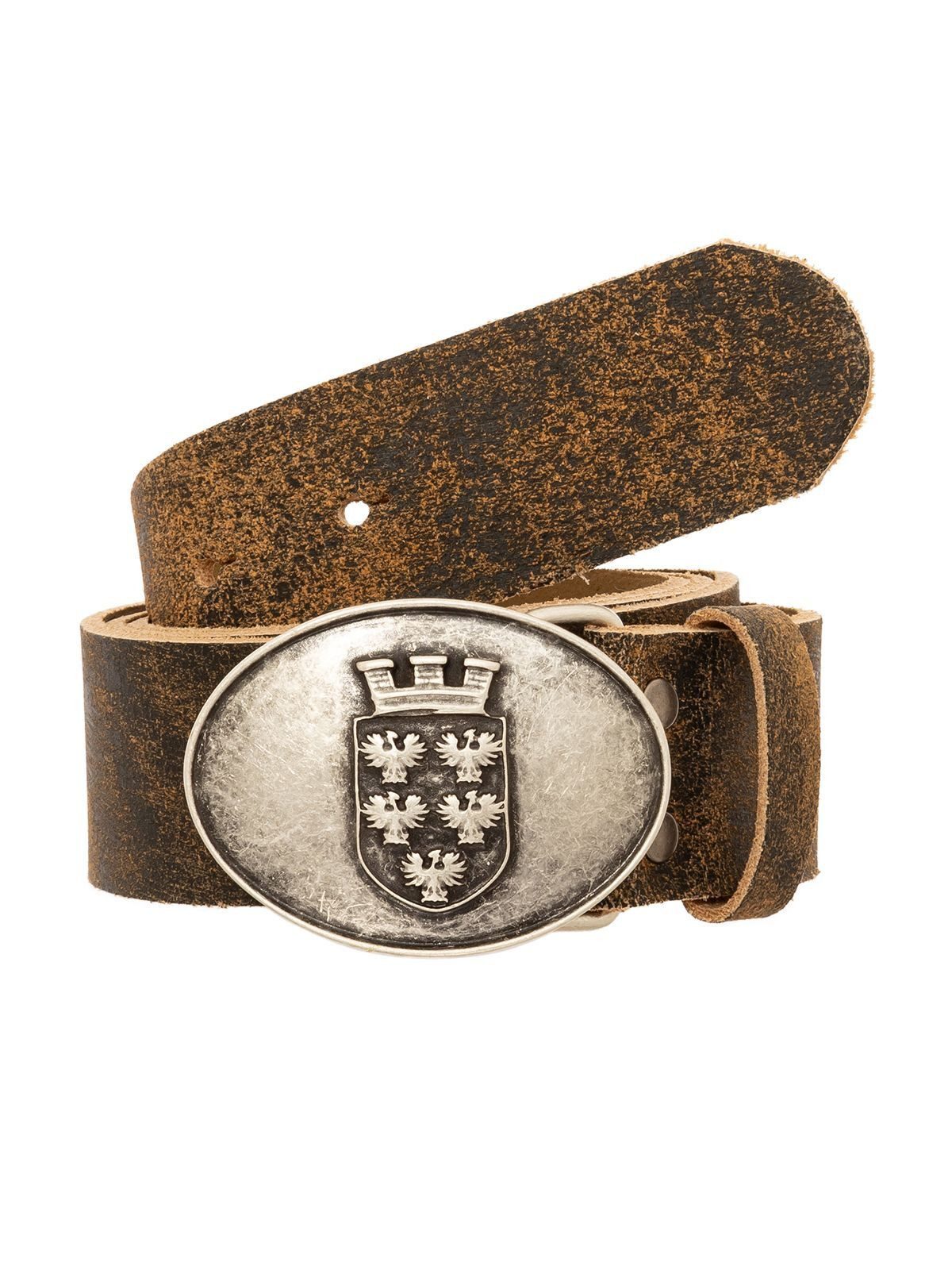 manid Lederwaren Ledergürtel 9040-11-19-GE-182-52