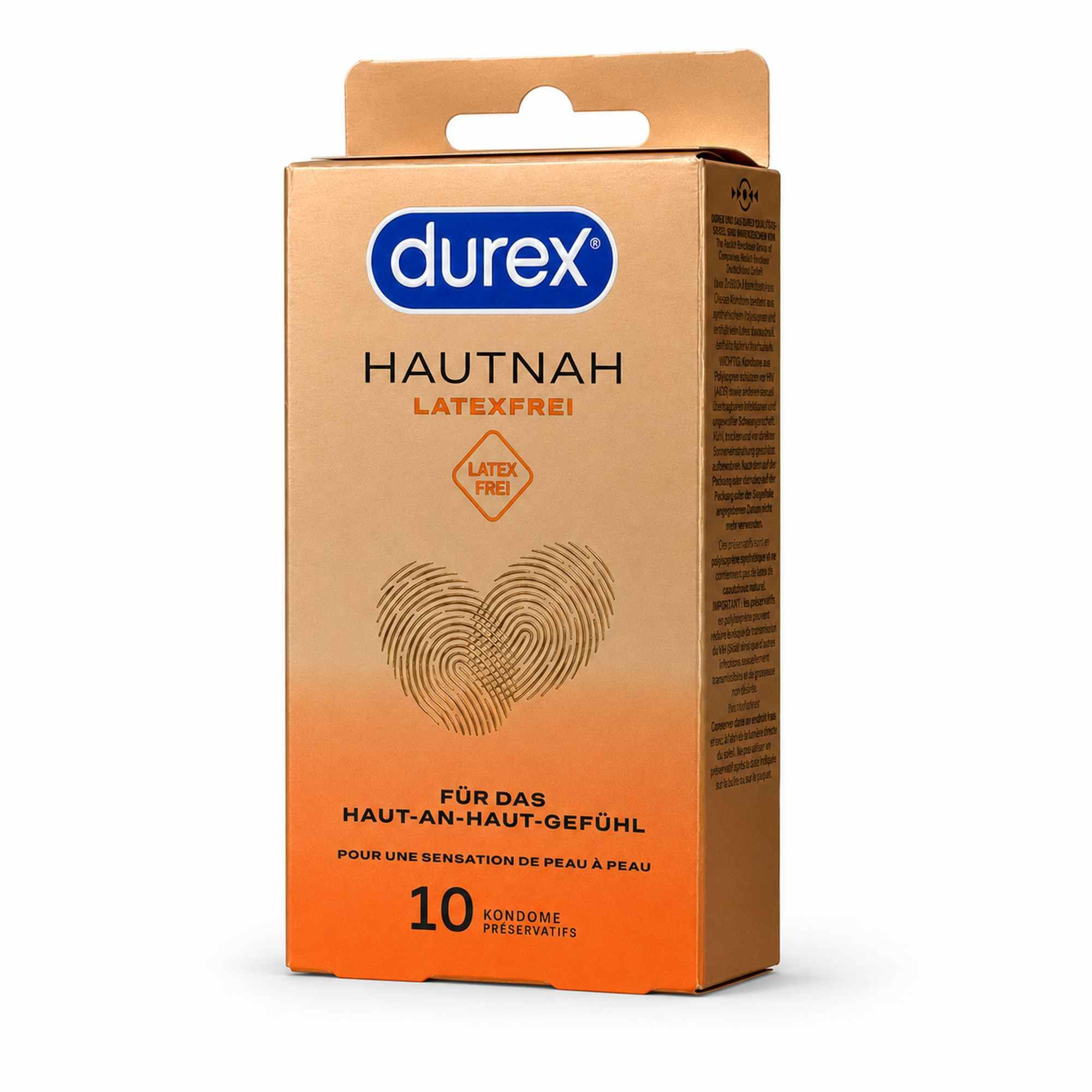 durex Kondome DUREX hautnah latexfrei Kondome 56mm 10 Stück