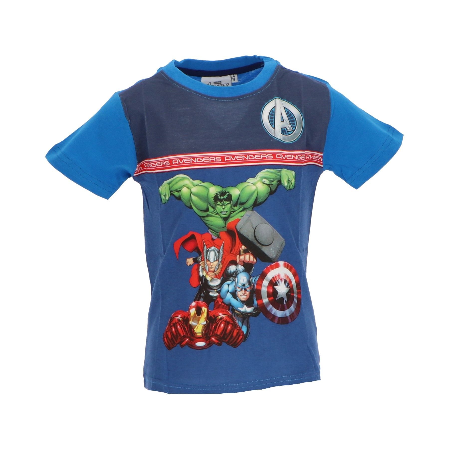 The AVENGERS T-Shirt Avengers Kinder T-Shirt aus Baumwolle mit Print kurzarm
