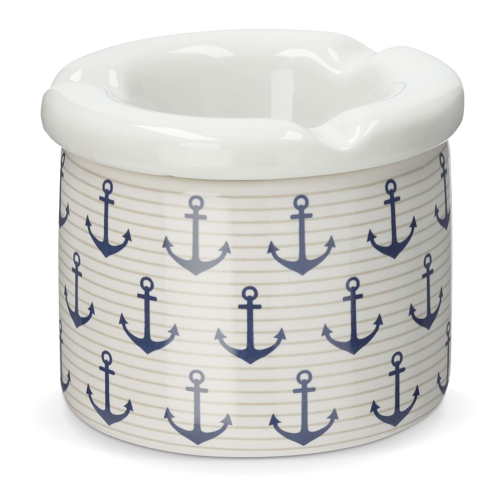 BOLTZE Aschenbecher Home Collection Boltze Aschenbecher mit Deckel Windaschenbecher