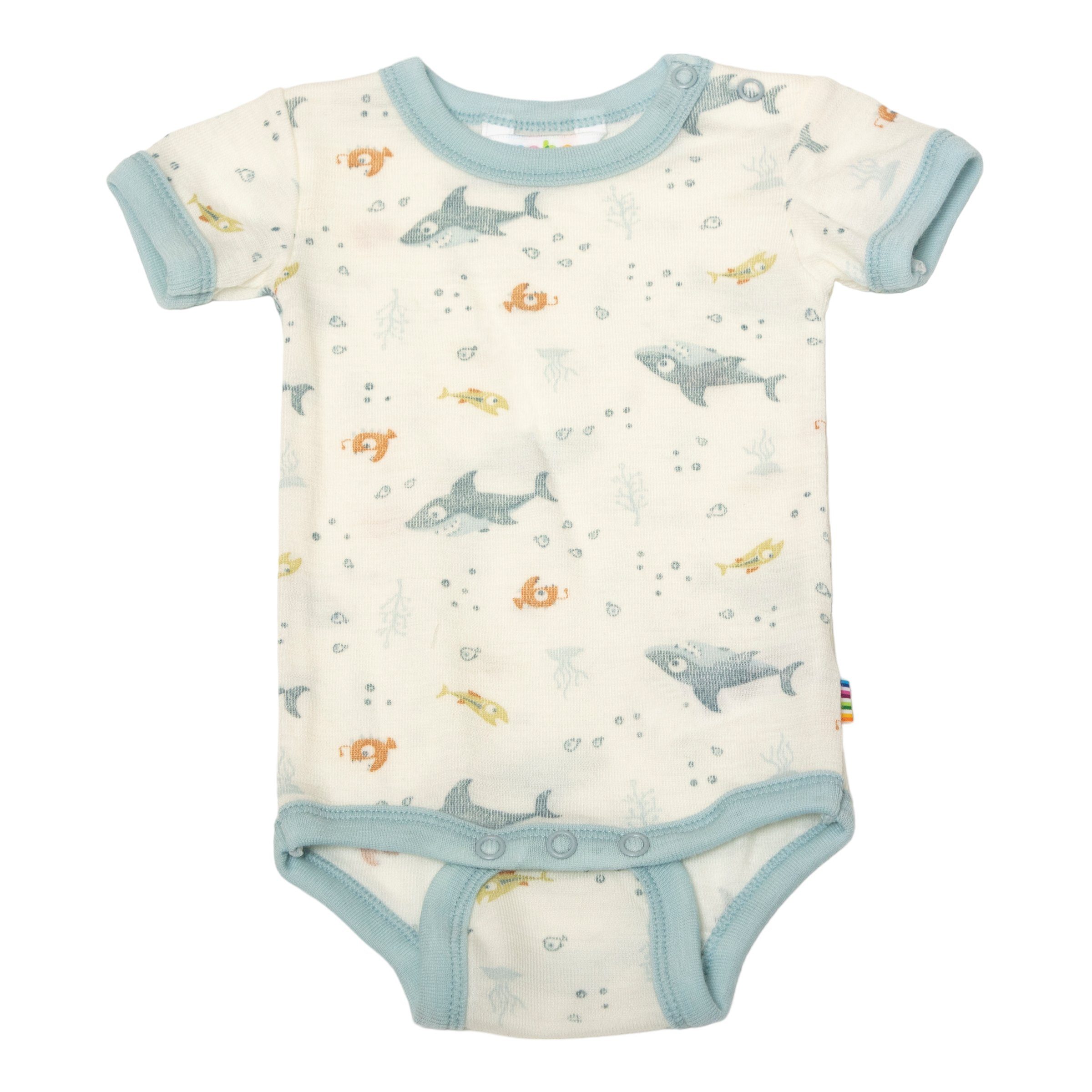 Joha Kurzarmbody aus Merinowolle