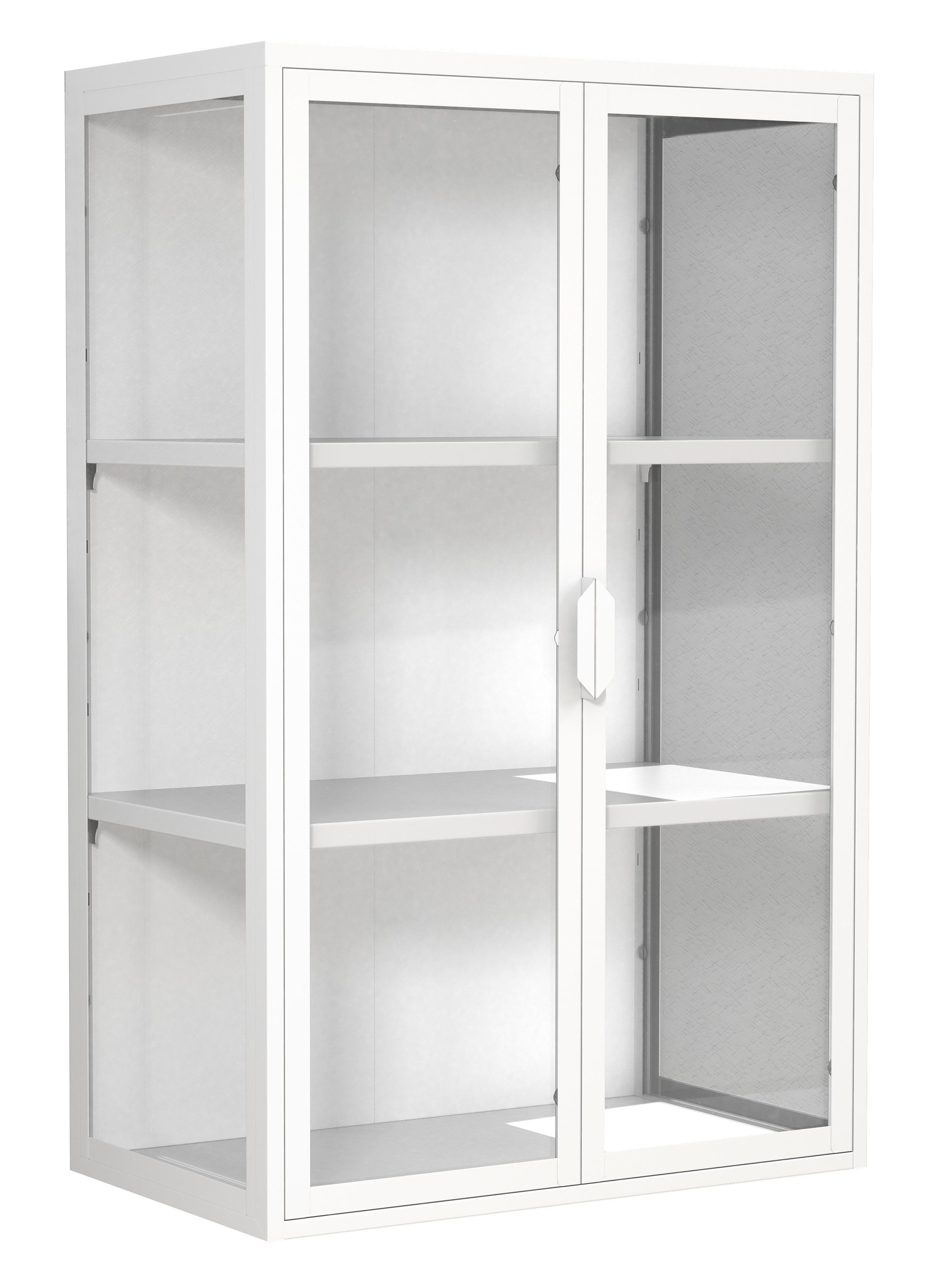 VCM Hängevitrine Stahl Wandvitrine Hängevitrine Vitrine Glas Flokas günstig online kaufen