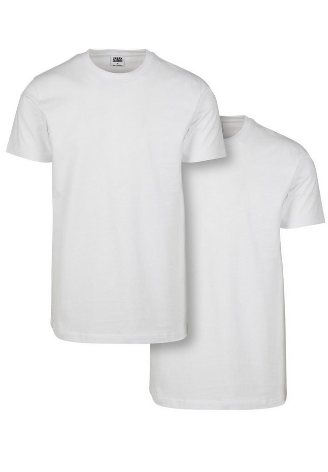 URBAN CLASSICS T-Shirt (2-tlg), Für ein perfektes Gefühl von Komfort und  Stil