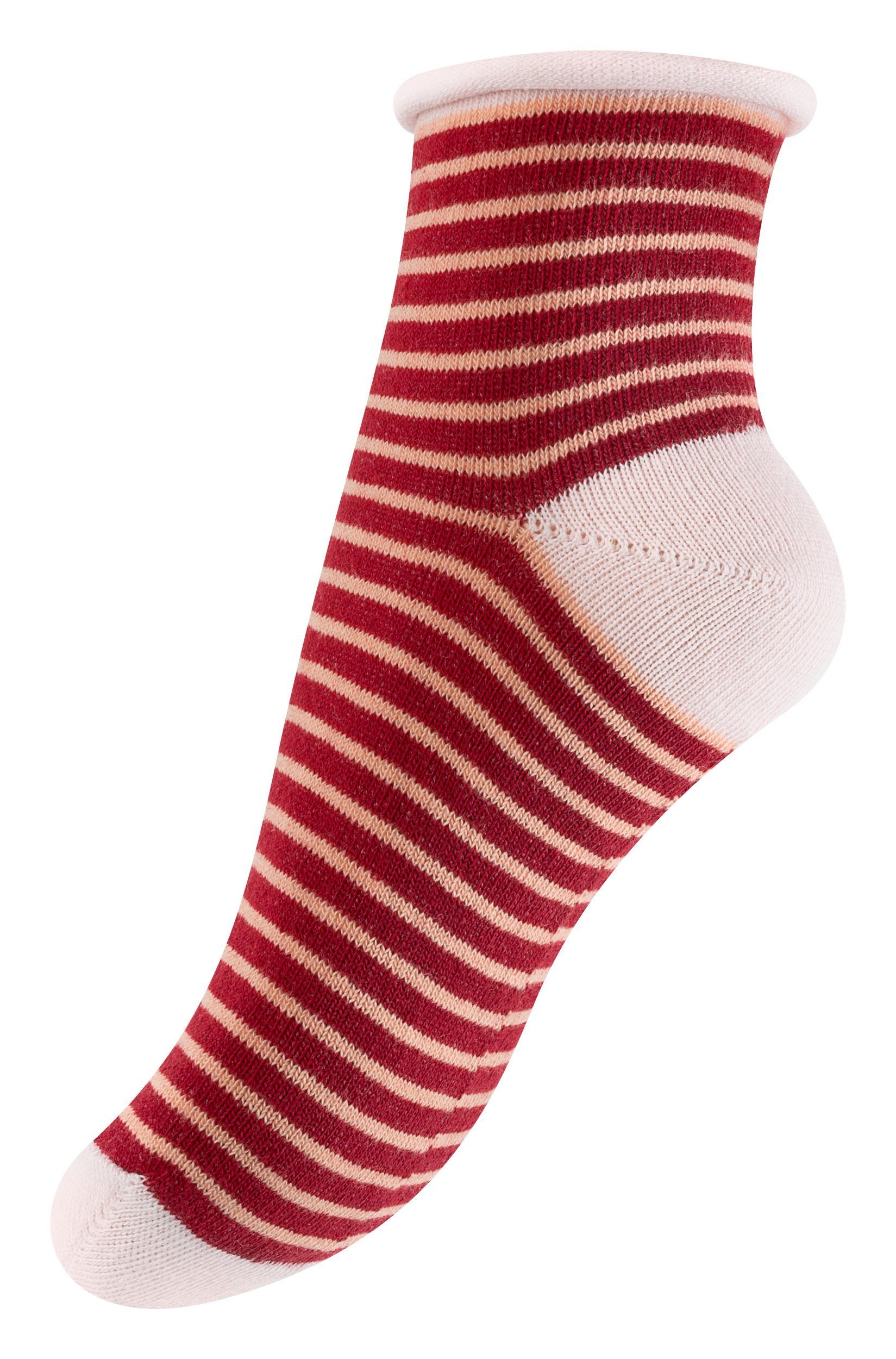 mit (8-Paar) Cotton Rollrand Prime® Socken